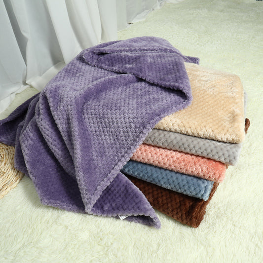Luxury Waffle-Textured Pet Blanket – Ultra Soft, Stylish & Cozy