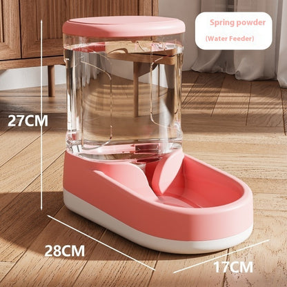 Elegant Automatic Pet Water and Food Dispensers Set – Stylish Hydration for Cats & Dogs