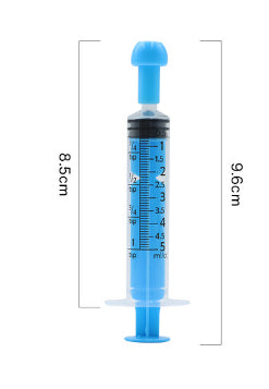 Pet Colourful Plastic Syringe Feeder