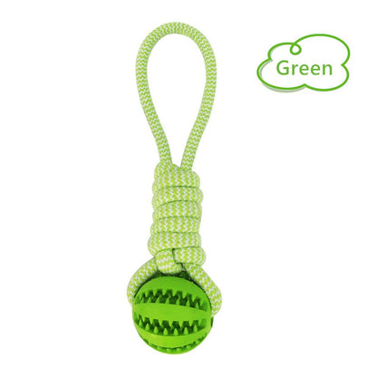 Treat Rope™ Interactive Chew Toy – Durable Rope with Treat-Fillable Ball for Dogs