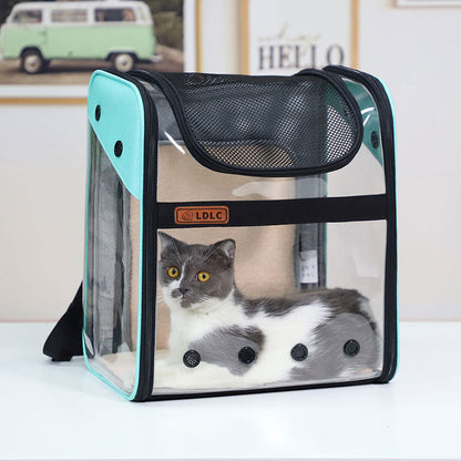 AirView Pet Backpack – Ultra-Breathable Travel Space for Cats & Dogs