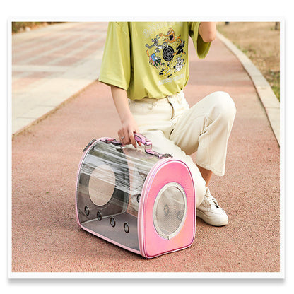 ClearView Geometric Pet Carrier