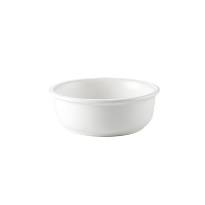 Elevated Ceramic Pet Bowl with Artisan Wood Stand – Modern Minimalist