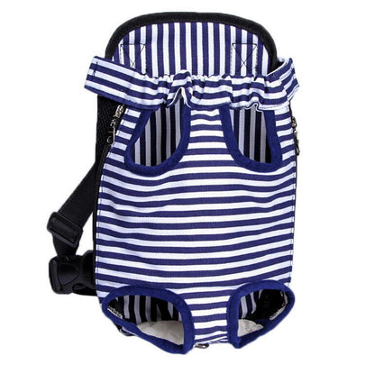 Chic Breathable Pet Travel Carrier – Front & Back Chest Bag