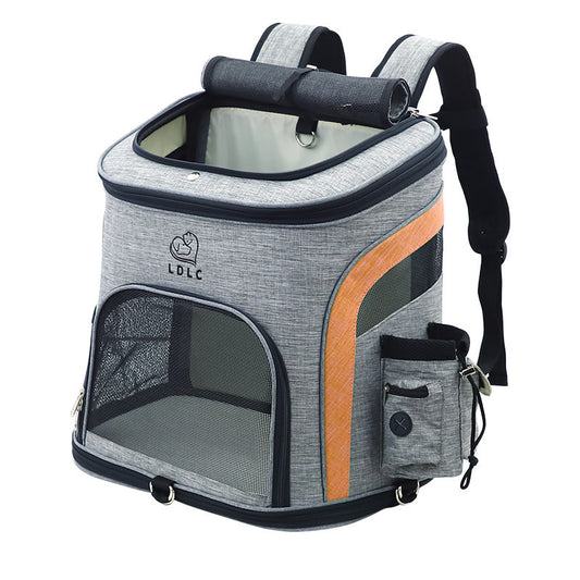 Pet Backpack – Structured Oxford Travel Carrier for Cats & Dog