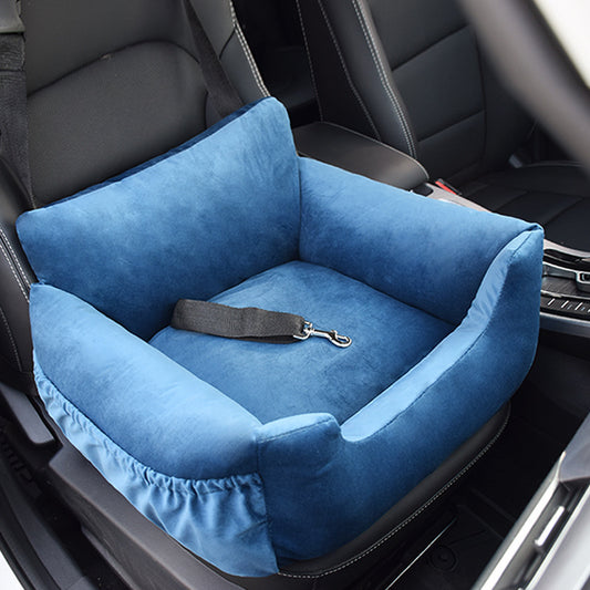 Velvet Voyage Pet Car Seat – Couture Comfort in Motion