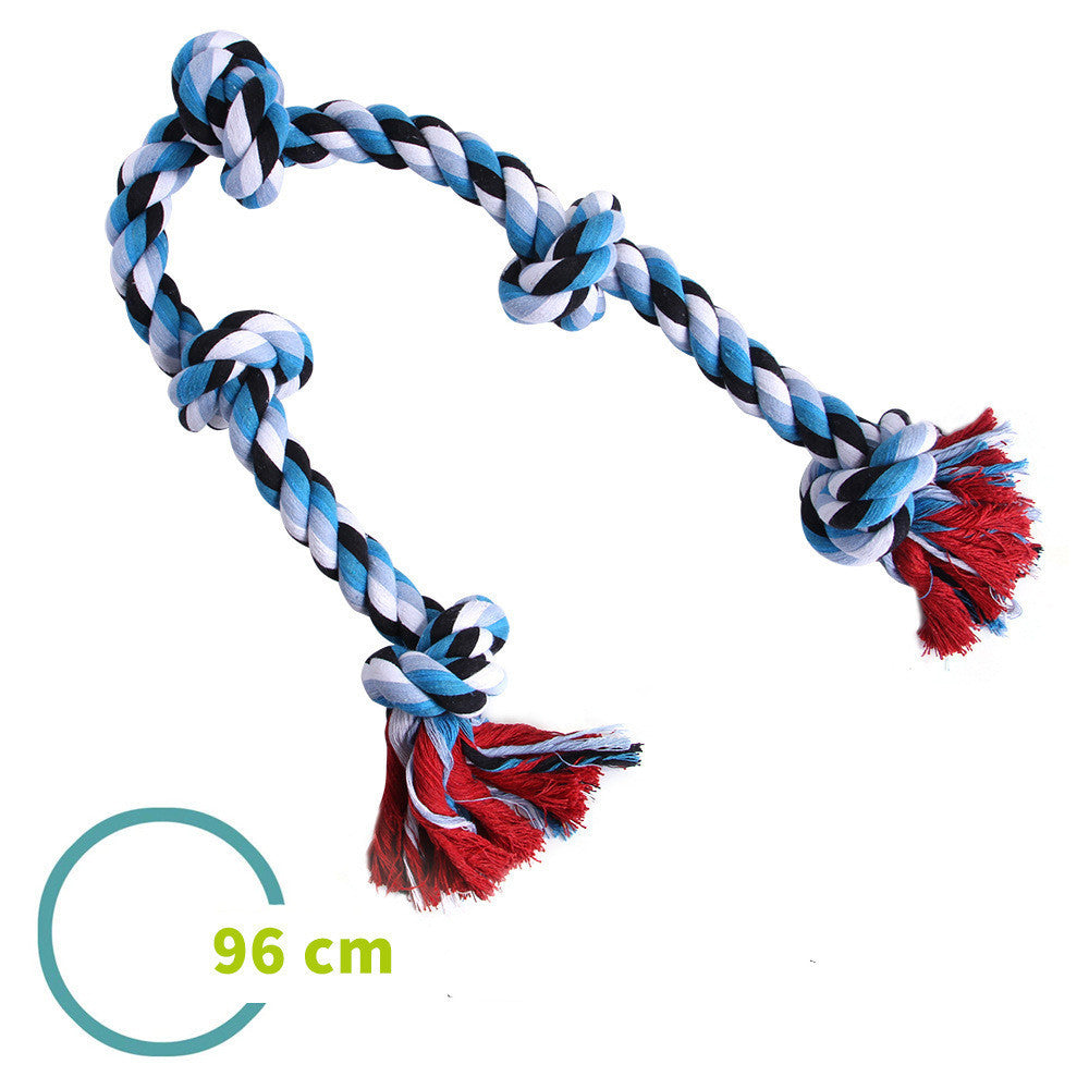 Durable Cotton Rope Tug Toy – Heavy-Duty Chew Play for Large Dogs