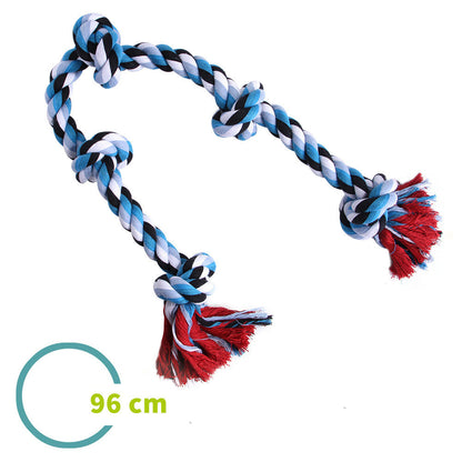 Durable Cotton Rope Tug Toy – Heavy-Duty Chew Play for Large Dogs