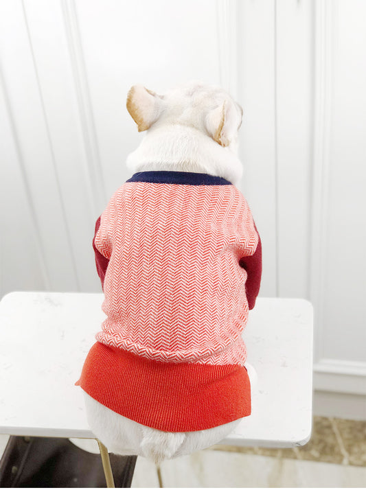 Two-Tone Rabbit Fleece Sweater