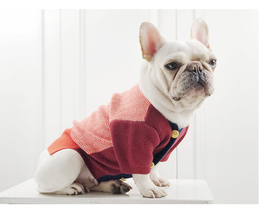 Two-Tone Rabbit Fleece Sweater