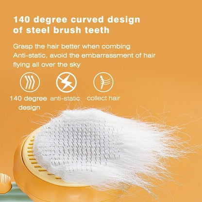 Pumpkin Slicker Brush – Gentle Detangling for Dogs & Cats (fast shipping)