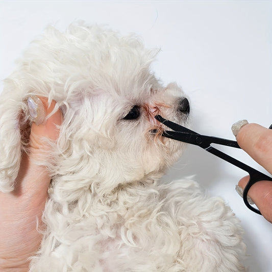 Gentle Eye Grooming Comb – Tear Stain Brush with Sleek Grip for Dogs & Cats