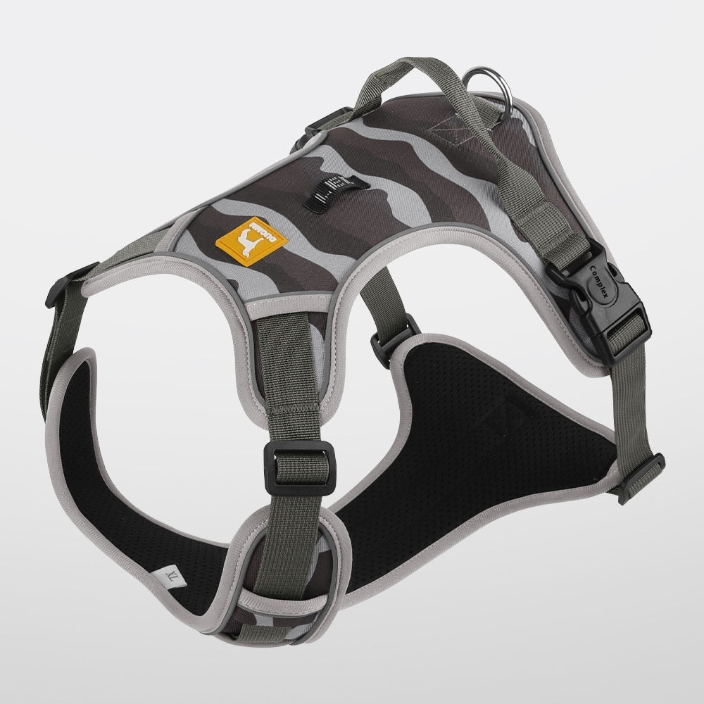 StrideSafe™ Reflective Dog Harness – Secure, Padded & Built-In Handle for Everyday Walks