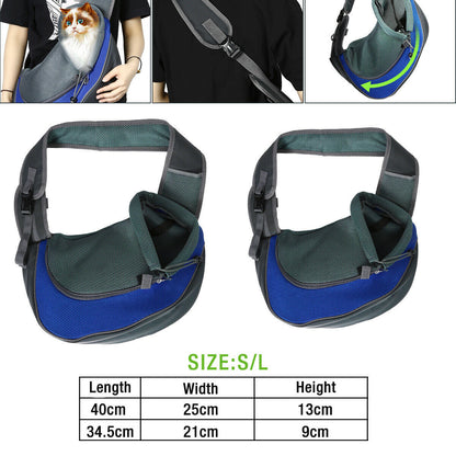 POPmarket Breathable Pet Shoulder Carrier – Lightweight Travel Bag (Fast Shipping)
