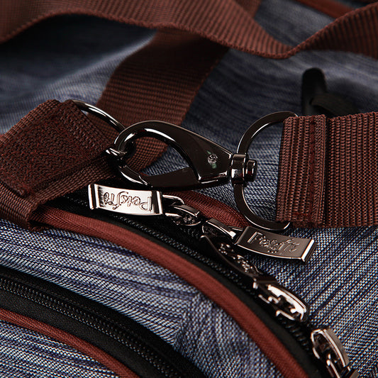 Travel Pet Carrier – Denim Blue with Convertible Mat Base