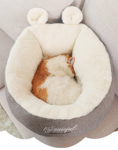 SnugglePod™ Pet Sleeping Bag – Ultra-Soft Warming Cushion Nest