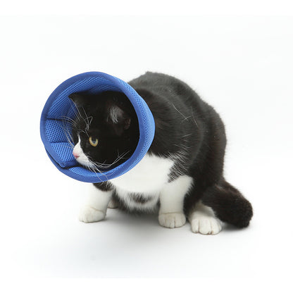 ComfortFit™ Anti-Bite Recovery Collar – Soft Edge Medical Cone for Cats & Small Dogs