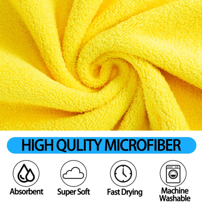Soft Microfiber Pet Drying Towel – Super Absorbent & Quick-Dry Robe