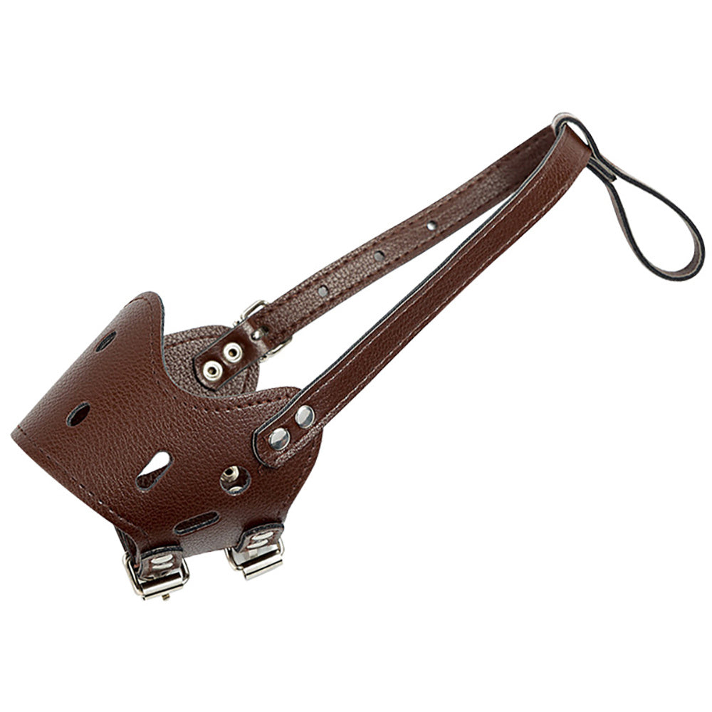 Signature Leather Dog Muzzle – Handcrafted Elegance (Fast Shipping)