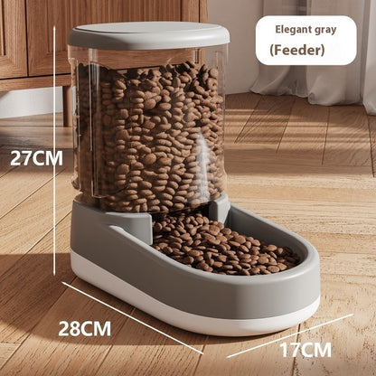 Elegant Automatic Pet Water and Food Dispensers Set – Stylish Hydration for Cats & Dogs