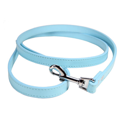 Minimalist PU Leather Pet Leash – Sleek & Durable Walk Companion