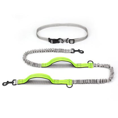 Adjustable Outdoor Dog Leash – Hands-Free Running Belt with Stretch