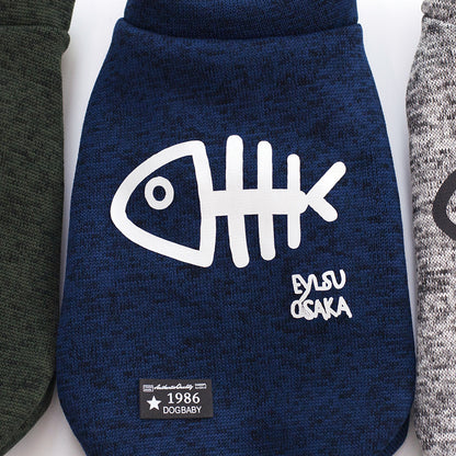 SoftBone™ Winter Sweater – Wool Blend Knit with Graphic Accent
