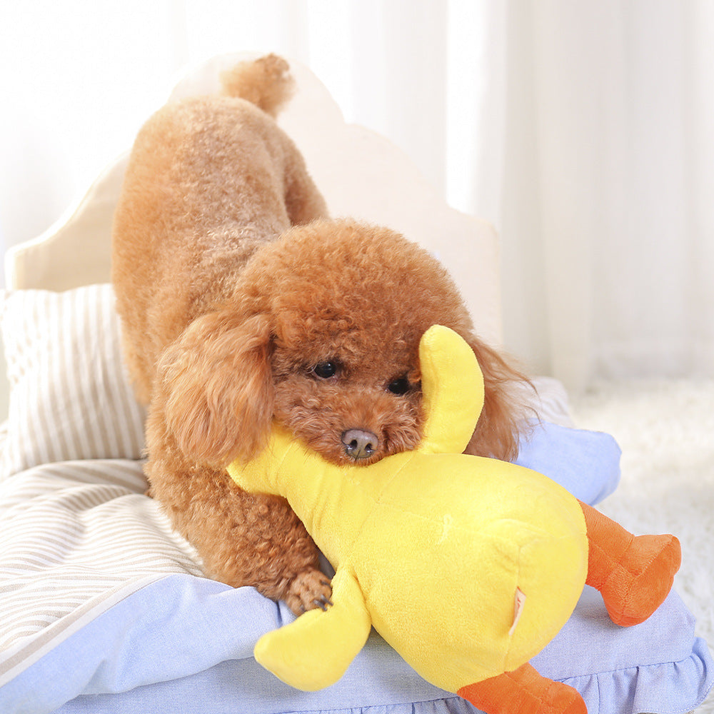 Soft Plush Duck Squeaky Toy – Comfort & Fun for Your Pet