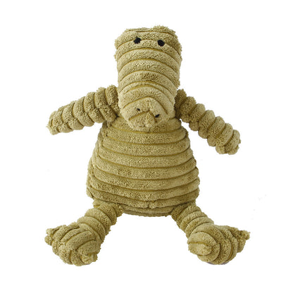 Plush Squeaky Animal Dog Toy – Adorably Durable Pet Playmate