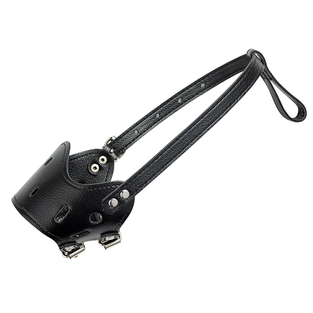 Signature Leather Dog Muzzle – Handcrafted Elegance (Fast Shipping)