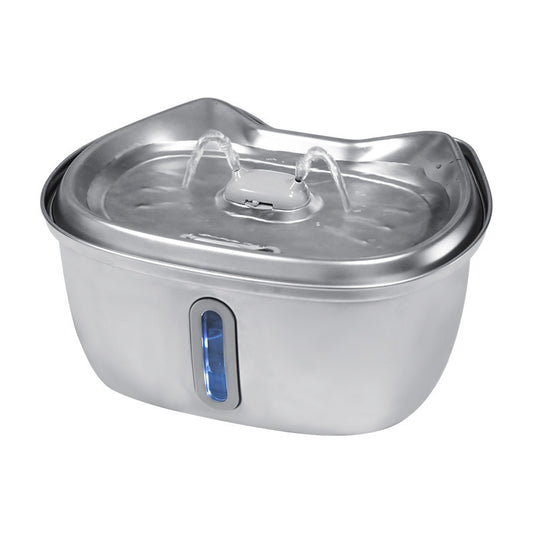 AquaFlow™ 3L Stainless Steel Pet Fountain – Pure Hydration, Elevated Design