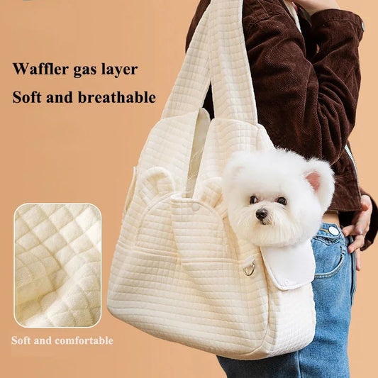 Minimalist Pet Travel Sling Bag – Breathable Comfort On the Go