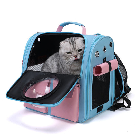 Sleek Expandable Pet Backpack – Stylish Cabin Bag