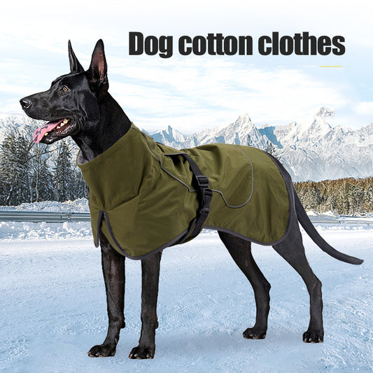 All-Weather Dog Jacket – Waterproof & Windproof Winter Coat for Medium & Large Dogs