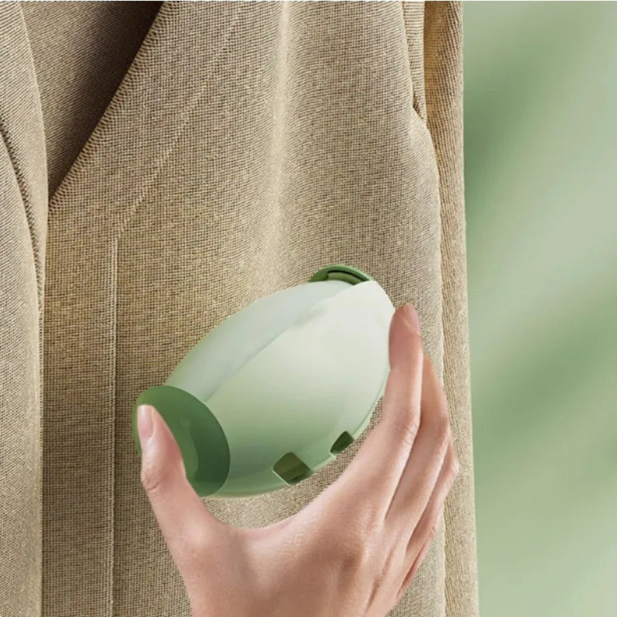 Olive-Style Reusable Lint Roller for Pet Hair – Compact, Washable & Eco-Friendly (Fast shipping)