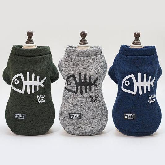 SoftBone™ Winter Sweater – Wool Blend Knit with Graphic Accent