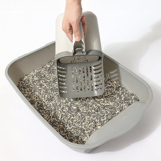 All-in-One Cat Litter Scoop with Built-In Waste Storage – Large Capacity