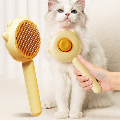 Gentle Pet Massage Comb – Hair Removal & Grooming Brush for Cats & Dogs