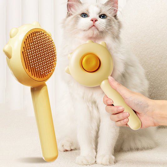 Gentle Pet Massage Comb – Hair Removal & Grooming Brush for Cats & Dogs