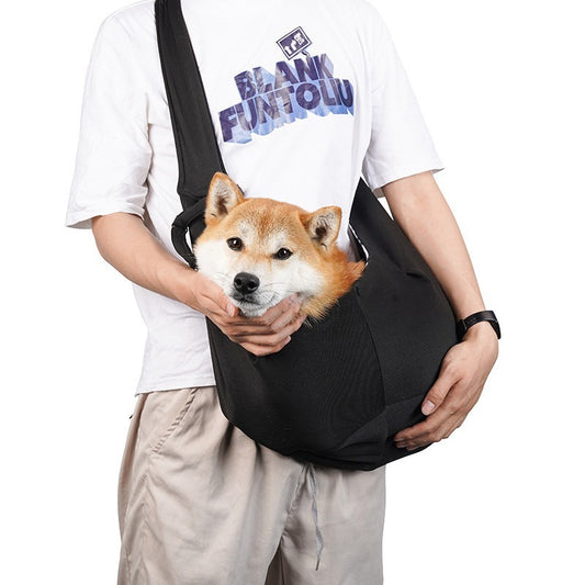 Crossbody Pet Carrier with Adjustable Strap – Soft & Lightweight