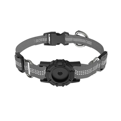 Reflective Anti-Lost Pet Collar – Sleek, Secure & AirTag-Ready