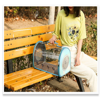ClearView Geometric Pet Carrier