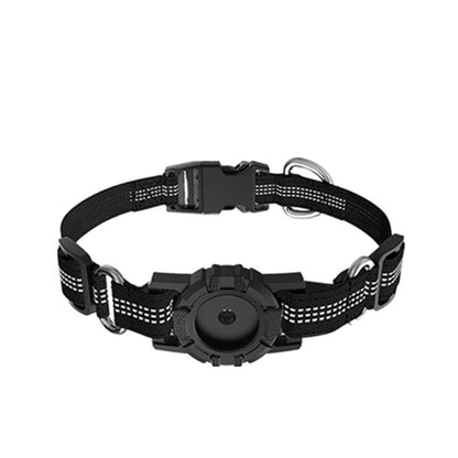 Reflective Anti-Lost Pet Collar – Sleek, Secure & AirTag-Ready