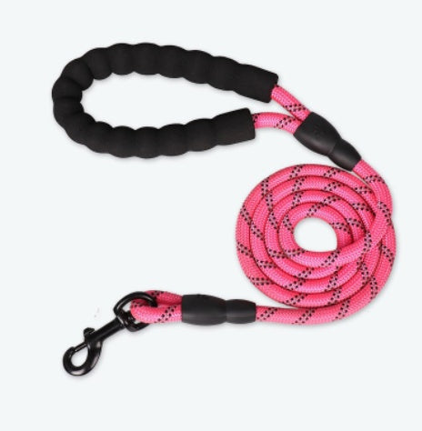 Reflective Nylon Dog Leash – Durable & Customizable