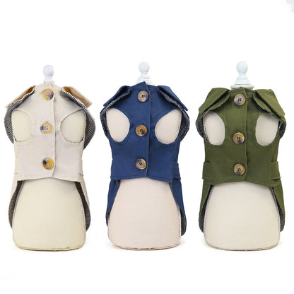 Trench Coat – Stylish Waterproof Dog Jacket