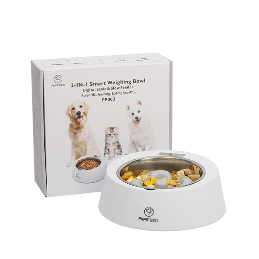 Smart Pet Feeder Bowl – LED Weighing Spoon & Food Measuring Tool for Balanced Feeding