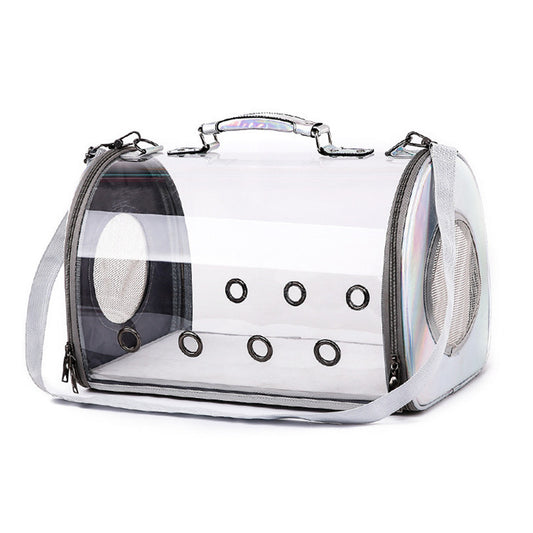 ClearView Geometric Pet Carrier