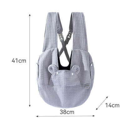 Minimalist Pet Travel Sling Bag – Breathable Comfort On the Go