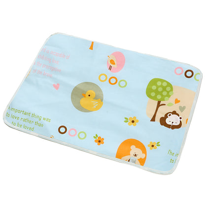 Stylish Cartoon Pet Pad – Washable Cotton Waterproof Mat