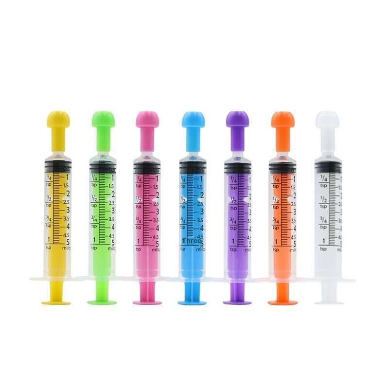 Pet Colourful Plastic Syringe Feeder